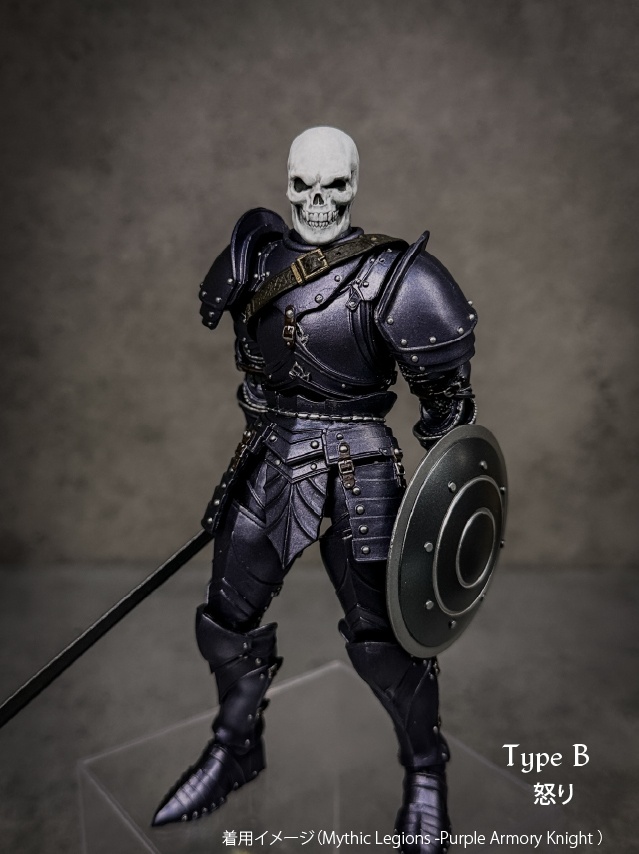 【在庫セール】スカルヘッドA / スカルヘッドB(mythic legionsなどファンタジーフィギュア向け 1/10〜1/12スケール向け)