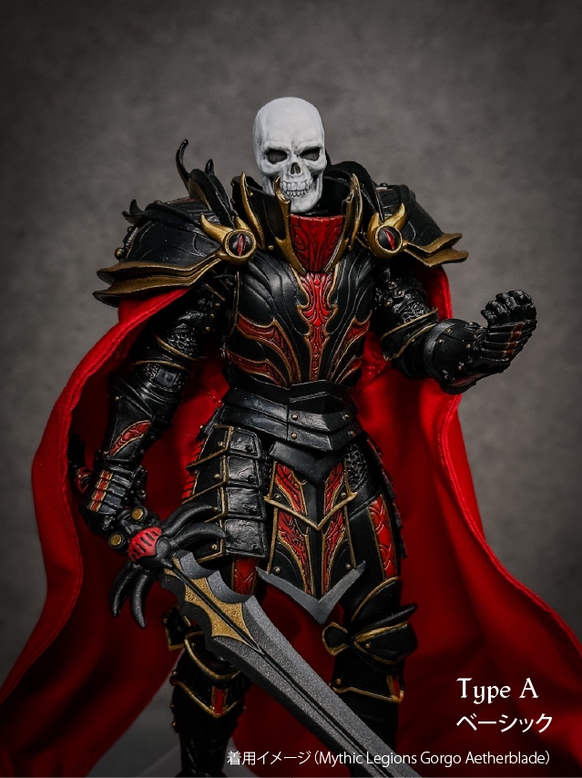 【カスタムヘッド】スカルヘッドA / スカルヘッドB(mythic legionsなどファンタジーフィギュア向け 1/10〜1/12スケール向け)HO0012