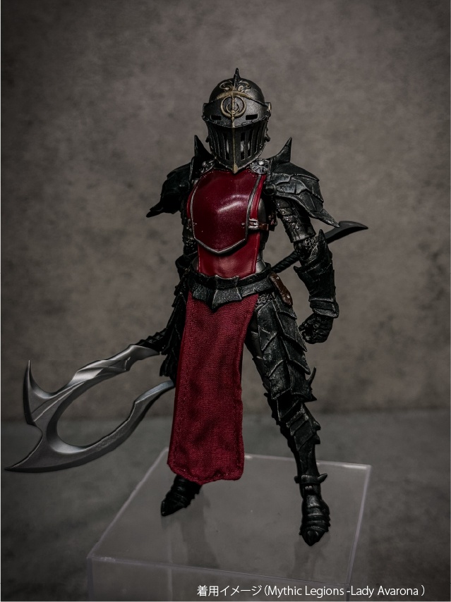 【カスタムヘッド】骸誓の兜(スカルヘッドA付き/無し)(mythic legionsなどファンタジーフィギュア向け 1/10〜1/12スケール向け)HO0011