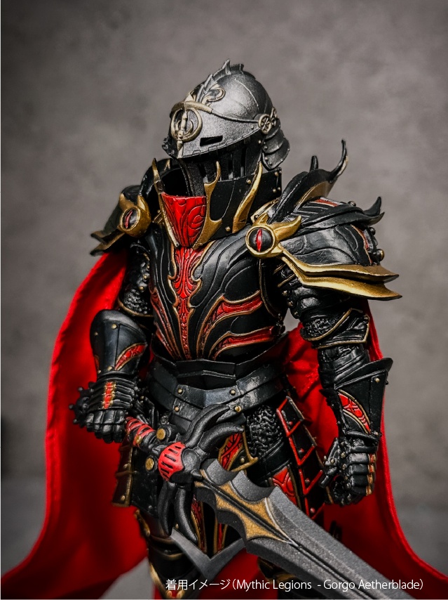【カスタムヘッド】骸誓の兜(スカルヘッドA付き/無し)(mythic legionsなどファンタジーフィギュア向け 1/10〜1/12スケール向け)HO0011