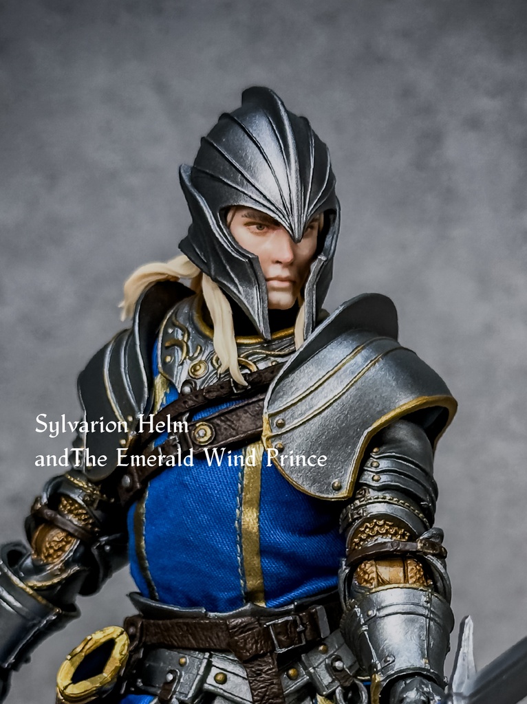 【カスタムヘッド】シルヴァリオン・ヘルム (mythic legionsなどファンタジーフィギュア向け 1/10〜1/12スケール向け)HO002A
