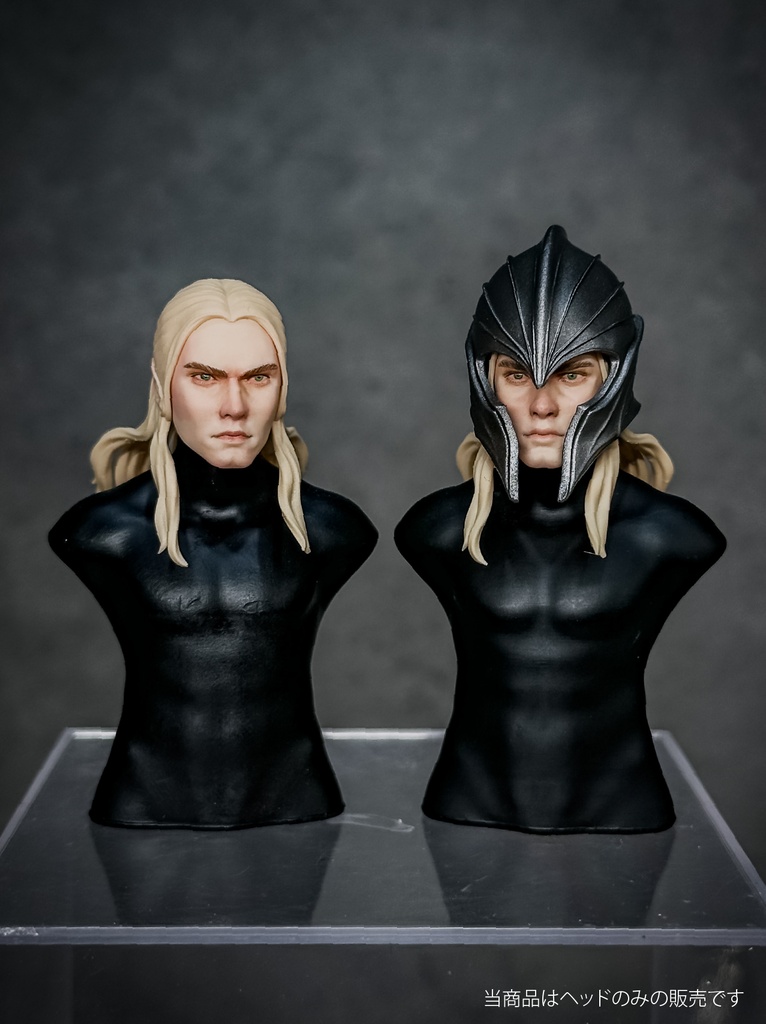 【カスタムヘッド】シルヴァリオン・ヘルム (mythic legionsなどファンタジーフィギュア向け 1/10〜1/12スケール向け)HO002A
