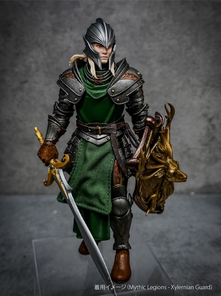 【カスタムヘッド】シルヴァリオン・ヘルム (mythic legionsなどファンタジーフィギュア向け 1/10〜1/12スケール向け)HO002A