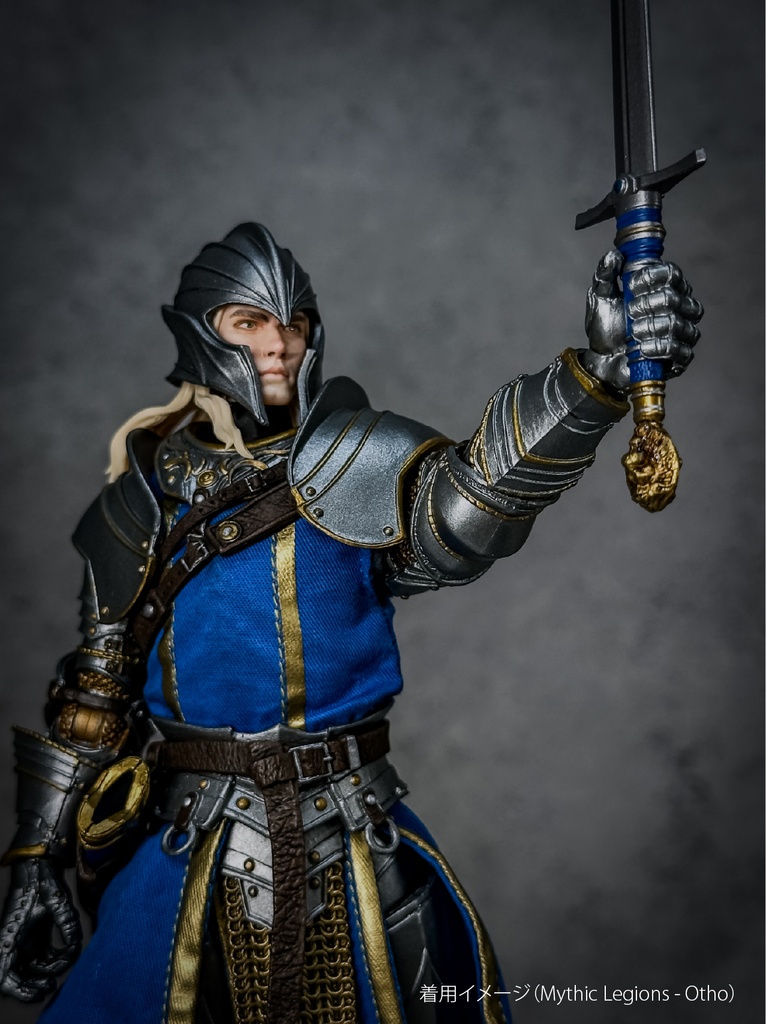 【カスタムヘッド】シルヴァリオン・ヘルム (mythic legionsなどファンタジーフィギュア向け 1/10〜1/12スケール向け)HO002A