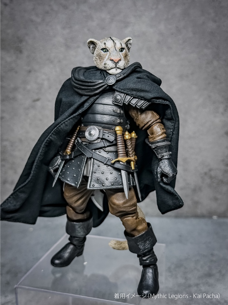 1/12スケール クロスナイフベルト CE001 (mythic legionsなどファンタジーフィギュア向け 1/10〜1/12スケール向け)