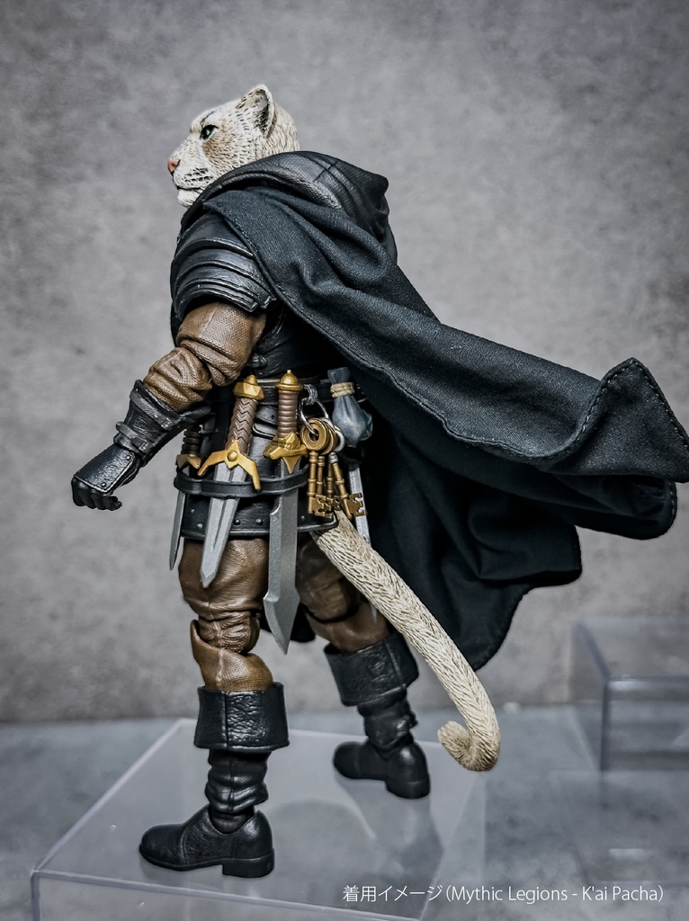 1/12スケール クロスナイフベルト CE001 (mythic legionsなどファンタジーフィギュア向け 1/10〜1/12スケール向け)