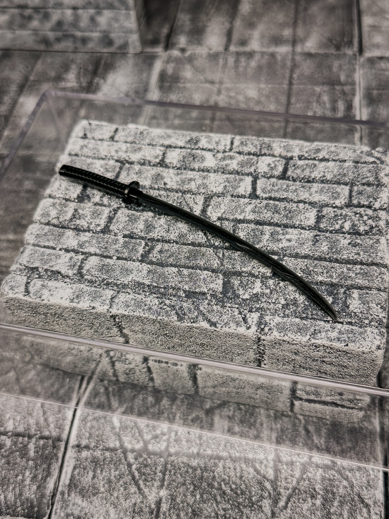 【訳あり品 数量限定特価】1/12スケール 日本刀 全長102mm M(未塗装品)CW002