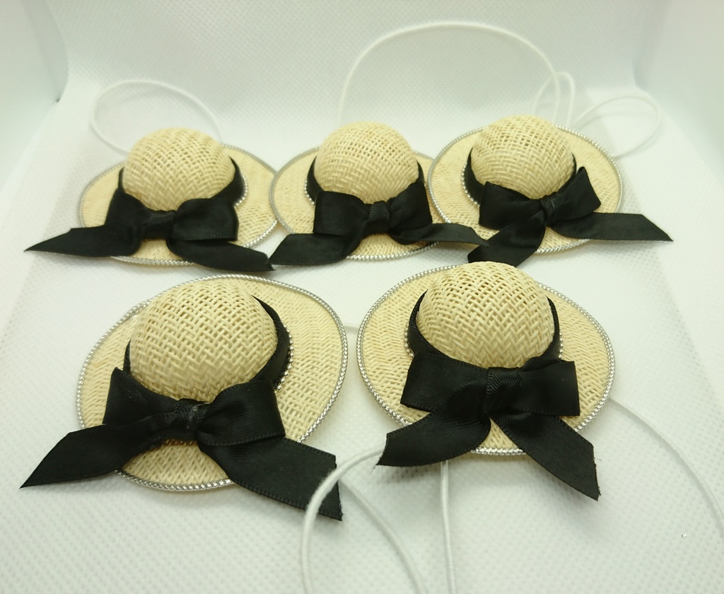 ぬいぐるみ用麦わら帽子