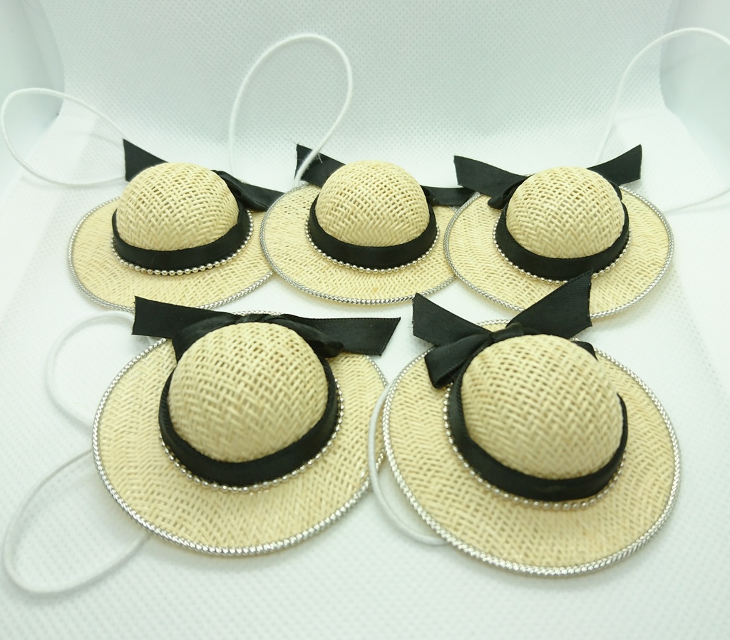 ぬいぐるみ用麦わら帽子