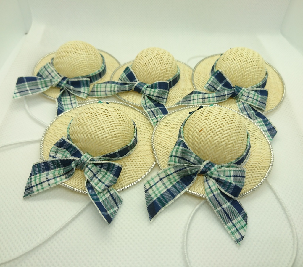 ぬいぐるみ用麦わら帽子