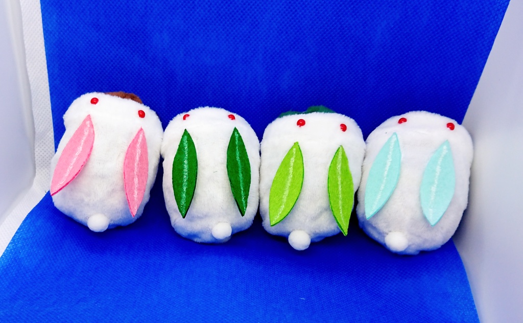 【送料無料】ミニもち用 着ぐるみ 雪うさぎ