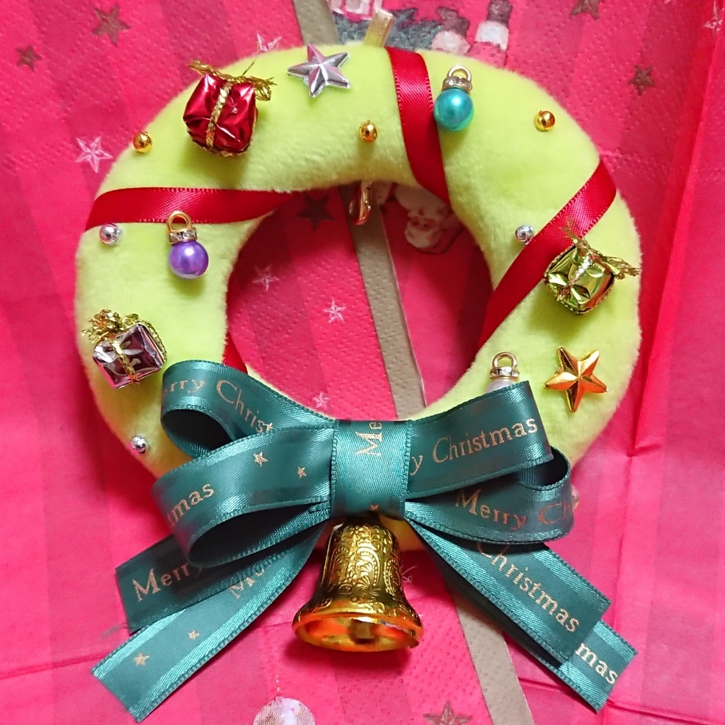 【送料無料】もち用 お出かけクリスマスリース