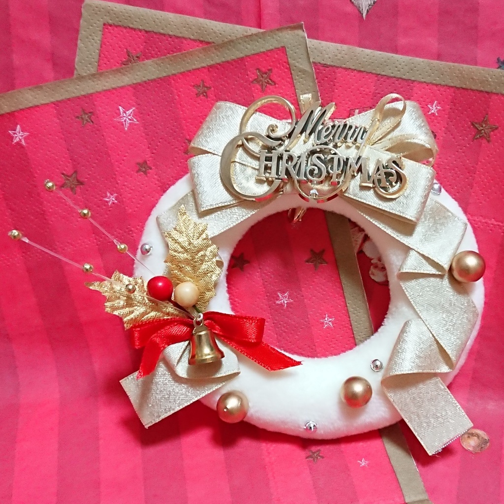 【送料無料】もち用 お出かけクリスマスリース