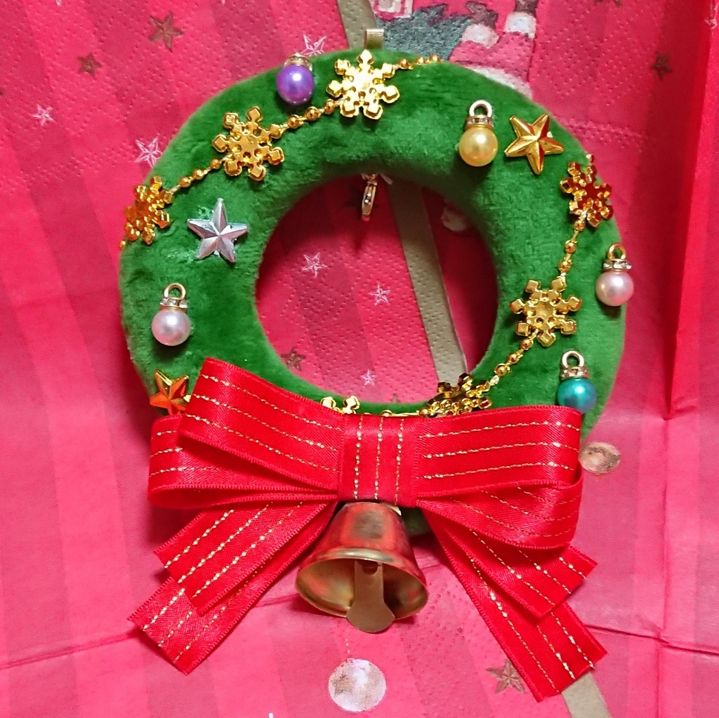【送料無料】もち用 お出かけクリスマスリース