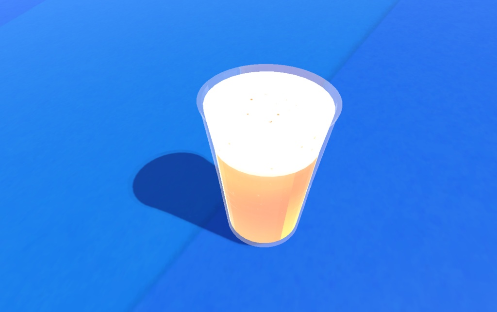 プラカップ(ビール入り)(無料版有り)