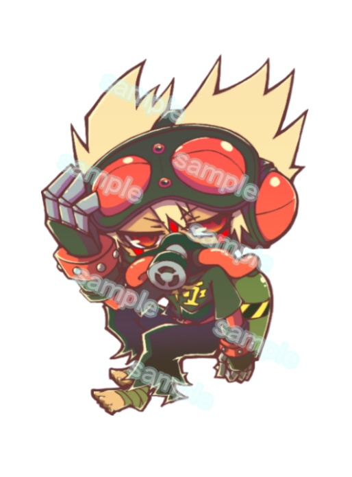 蛍光アクリルキーホルダー ジャック