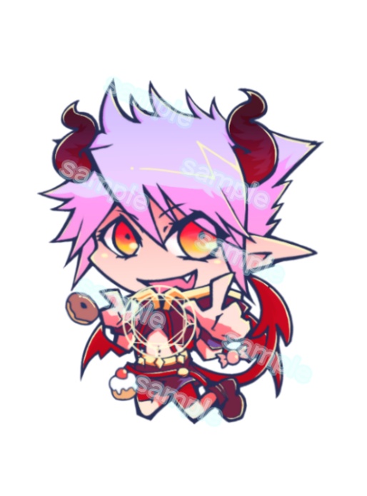 蛍光アクリルキーホルダー ゼルハルト