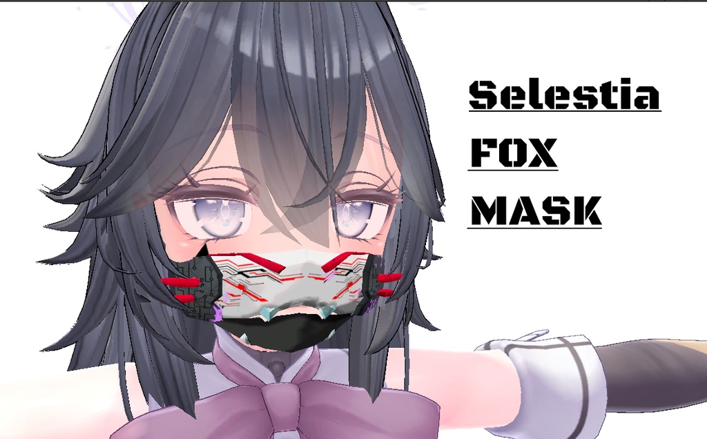 [セレスティア用] Selestia cybertic Fox Mask