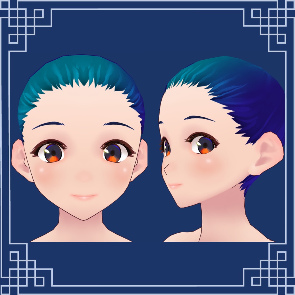 Soft skin texture for face and body in Vroid