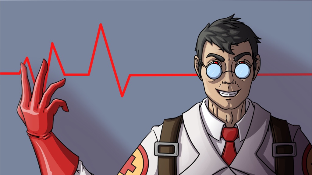 TF2 Medic desktop background