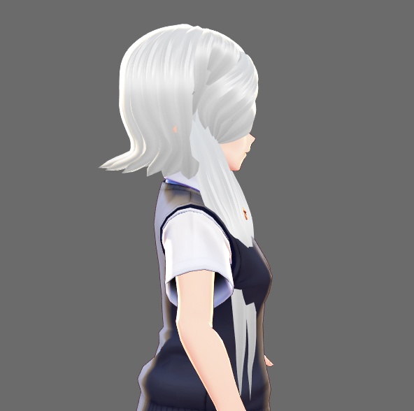 Vroid dramatic anime hair side bangs preset // Vroidドラマチックアニメヘアサイド前髪プリセット