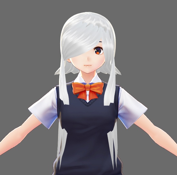 Vroid dramatic anime hair side bangs preset // Vroidドラマチックアニメヘアサイド前髪プリセット