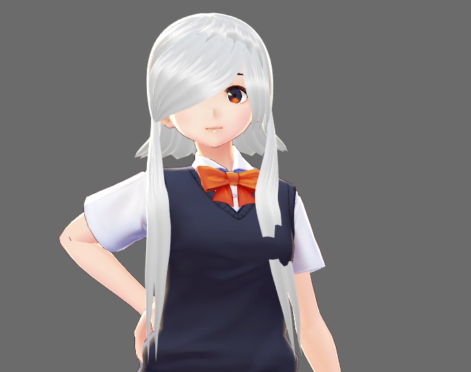 Vroid dramatic anime hair side bangs preset // Vroidドラマチックアニメヘアサイド前髪プリセット
