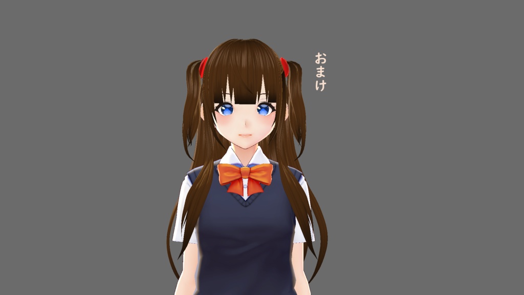 【VRoid】ツーサイドアップ おまけ付【ヘアプリセット】