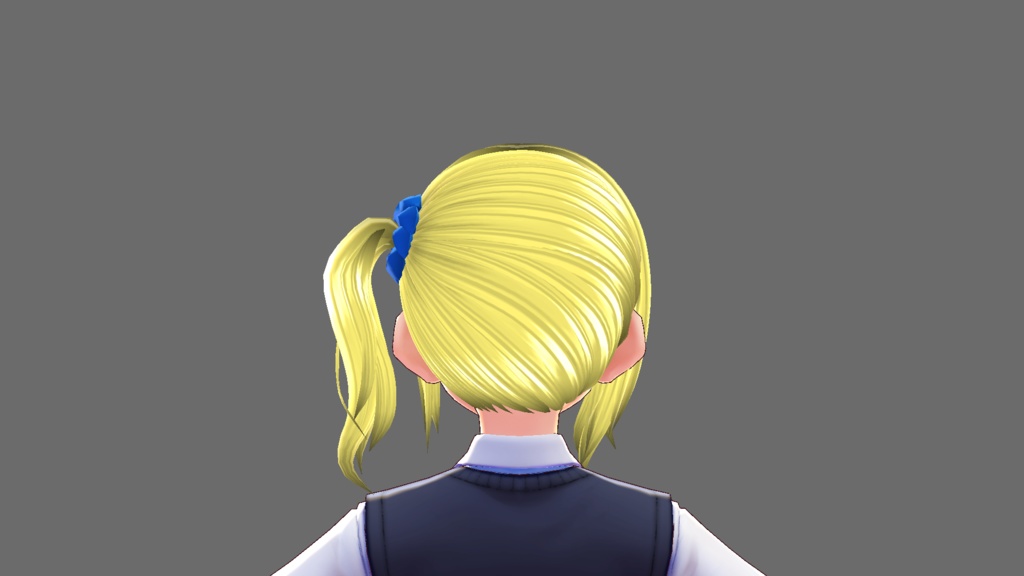 【VRoid】サイドテール おまけ付【ヘアプリセット】