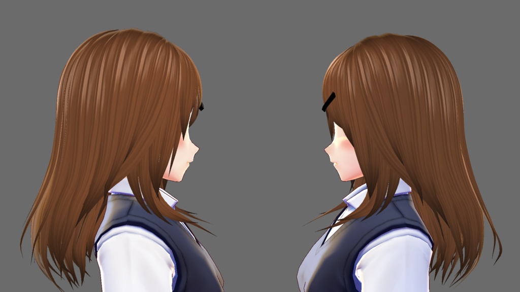 【無料版あり】ふわっとセミロング【ヘアプリセット】