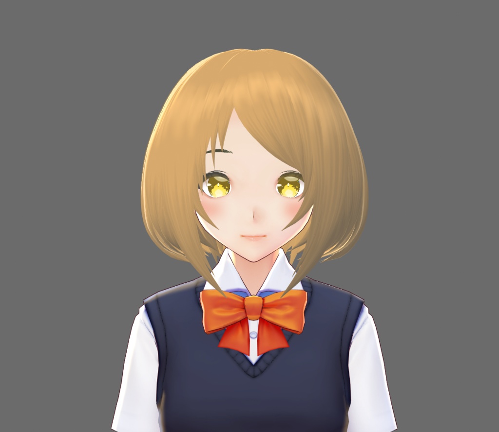 【vroid】エアリーボブヘアー　前髪 計４種【ヘアプリセット】