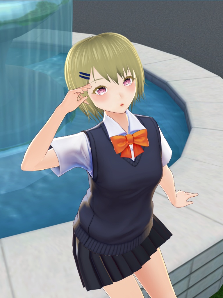 Vroid スポーツショート 前髪 ４種 ヘアプリセット ふらーれ工房 Booth