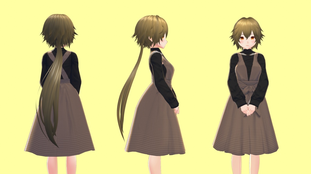 【無料】外ハネロングテール【ヘアプリセット】