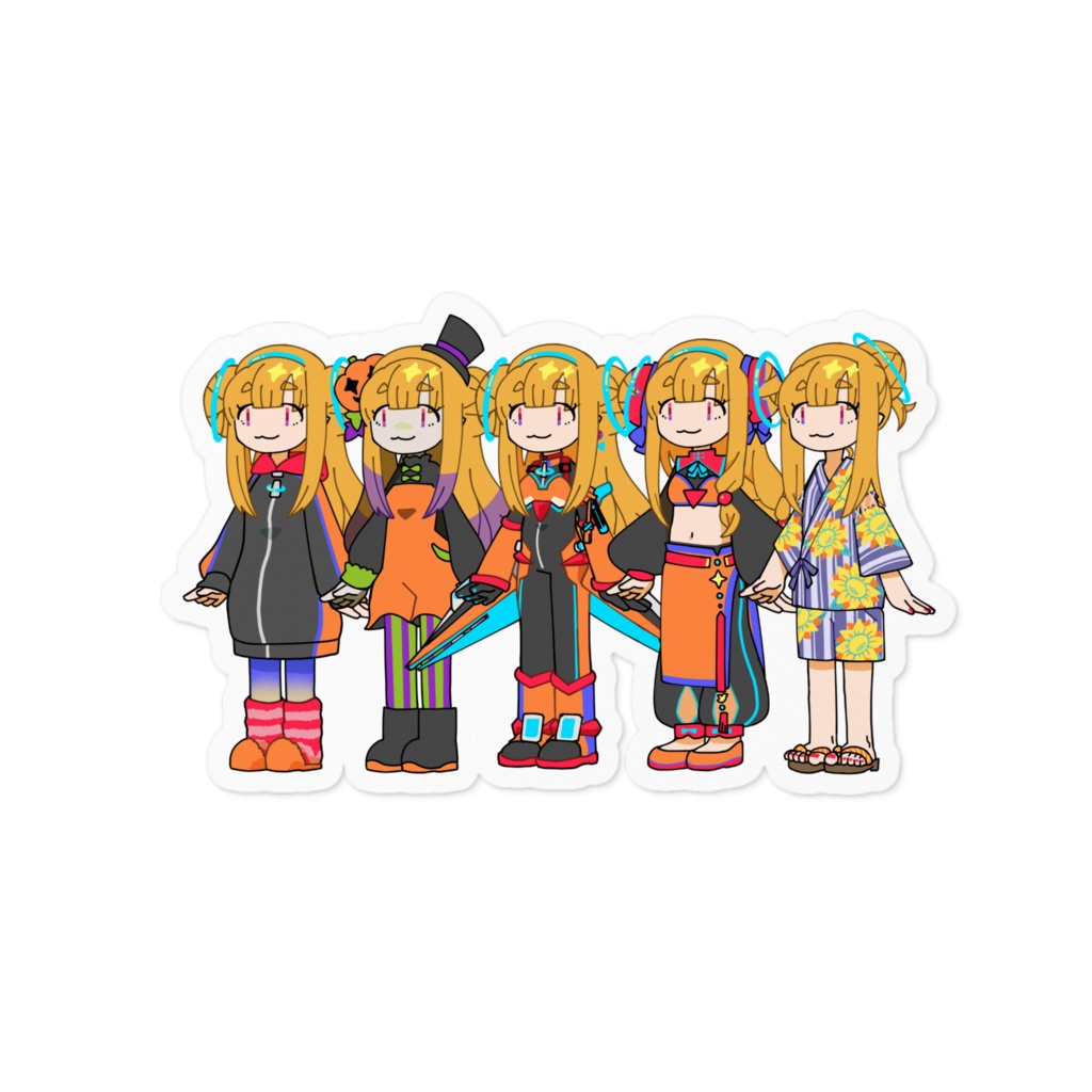 とよよ5衣装デフォステッカー