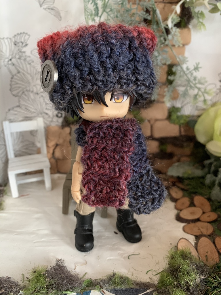 ねんどろいど 猫耳ニット帽とマフラーセット