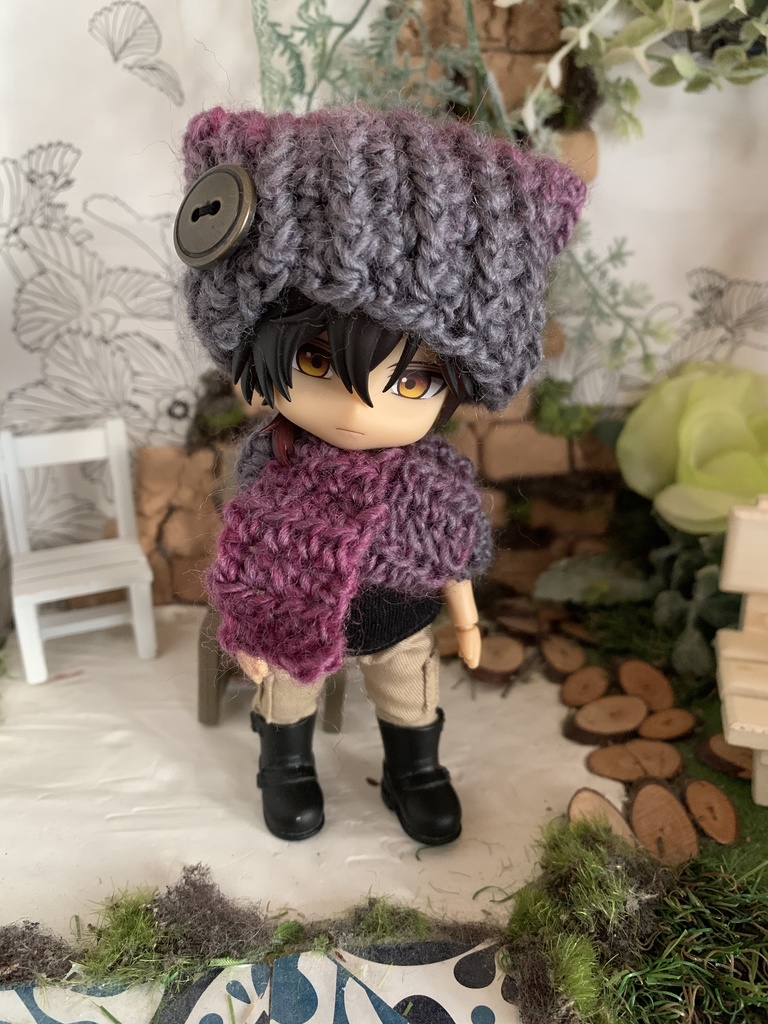 ねんどろいど 猫耳ニット帽とマフラーセット