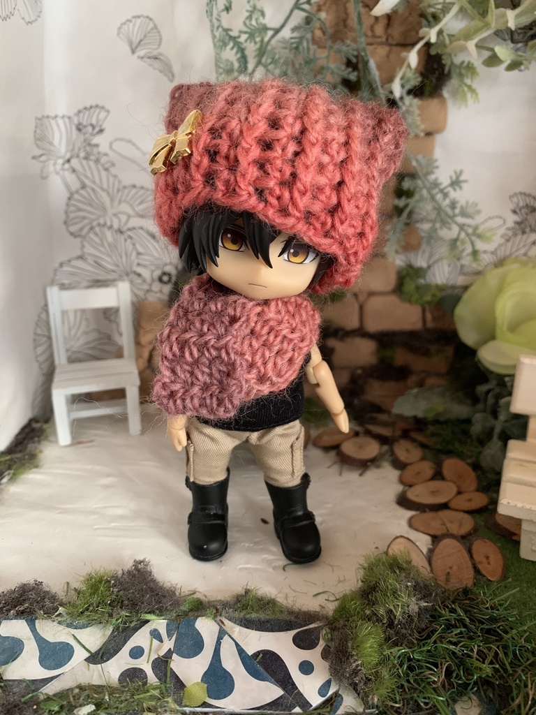 ねんどろいど 猫耳ニット帽とマフラーセット