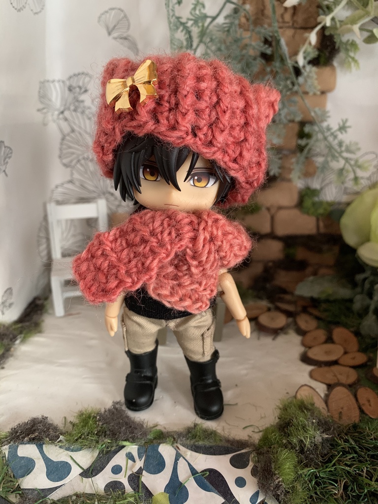 ねんどろいど 猫耳ニット帽とマフラーセット