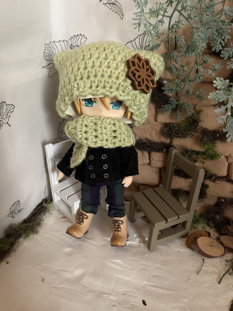 ねんどろいど猫耳帽子とマフラーセット