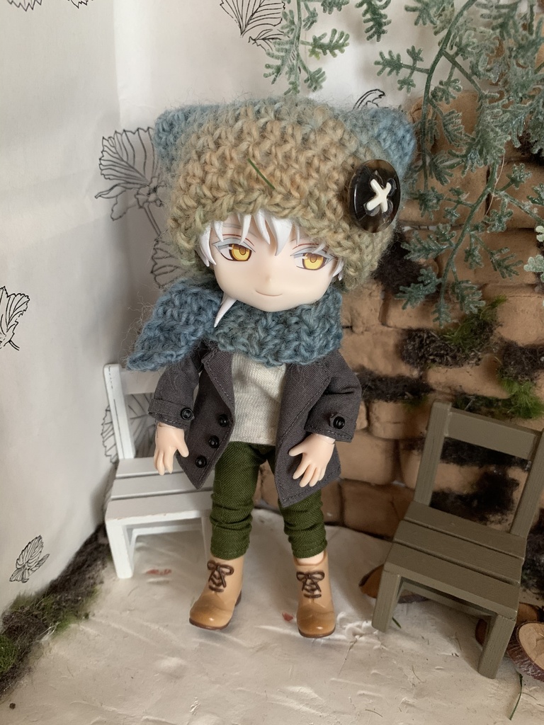 ねんどろいど猫耳帽子とマフラーセット