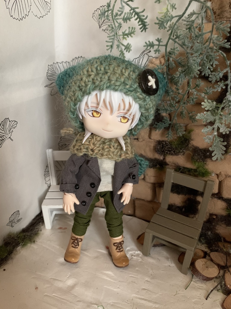 ねんどろいど猫耳帽子とマフラーセット