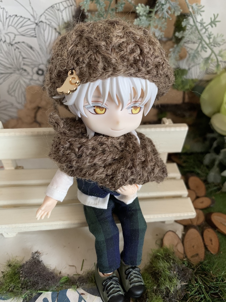 ねんどろいど用、ニット帽とマフラーセット