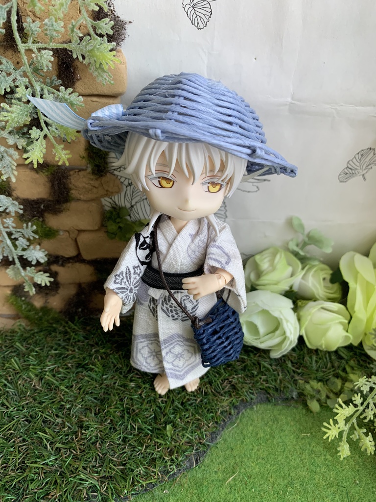 夏帽子麦わら風