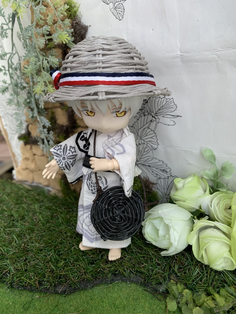 夏帽子麦わら風