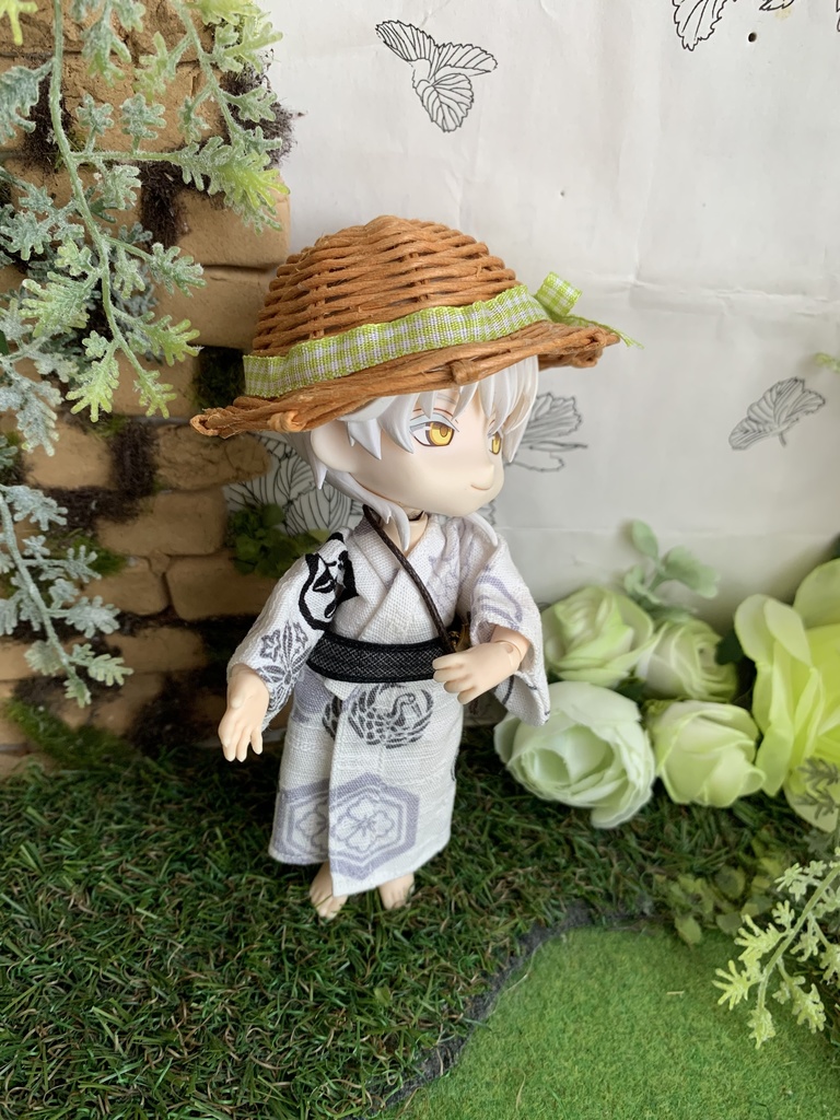 夏帽子麦わら風