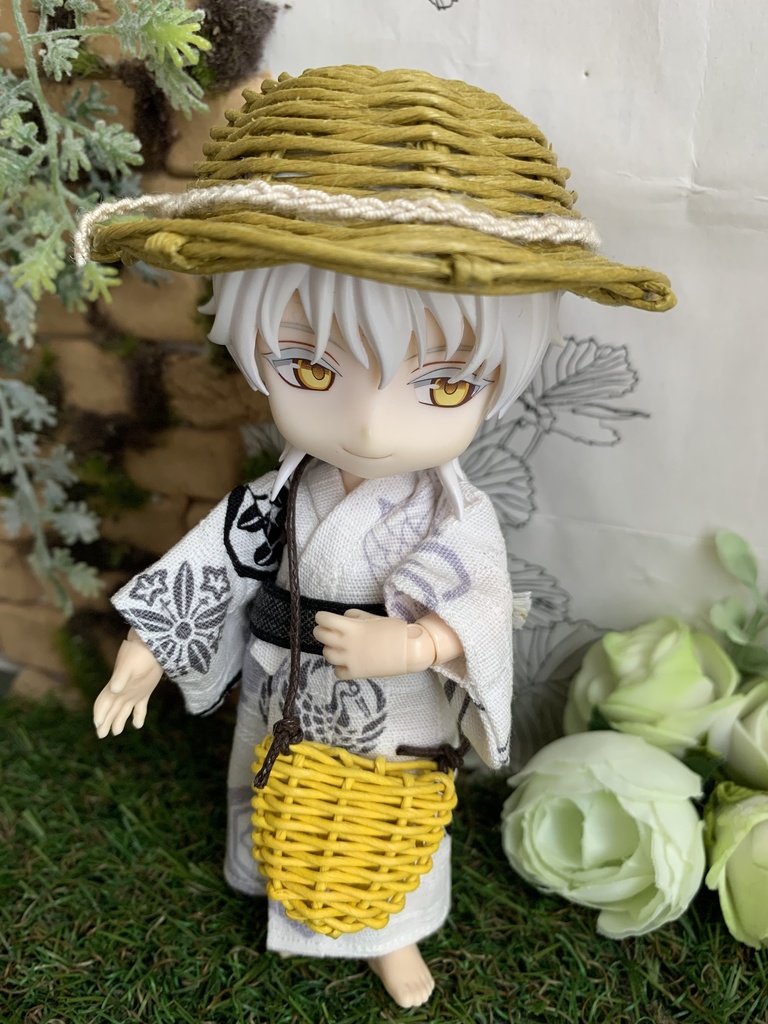 夏帽子麦わら風