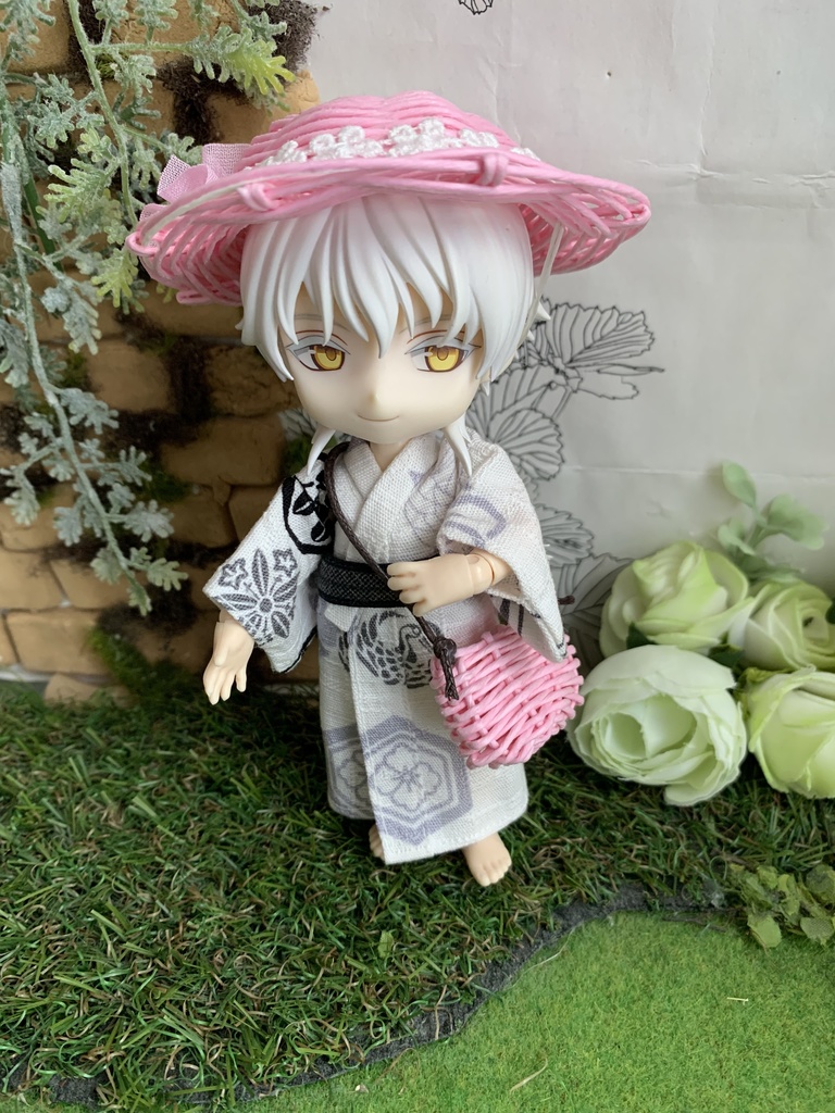 夏帽子麦わら風