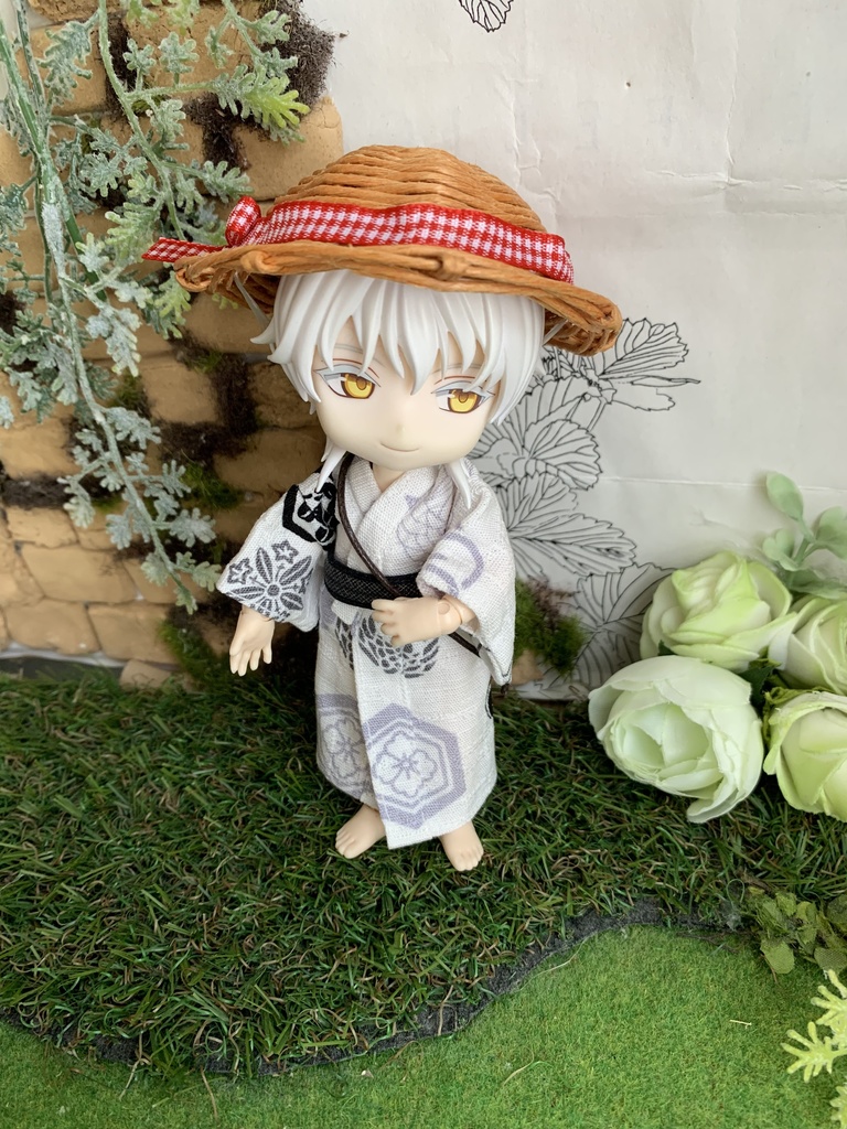 夏帽子麦わら風