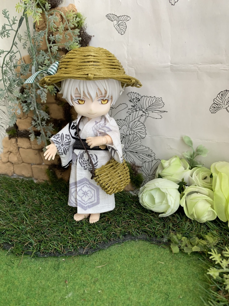 夏帽子麦わら風