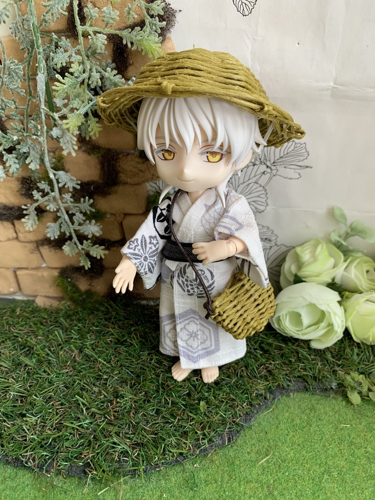 夏帽子麦わら風